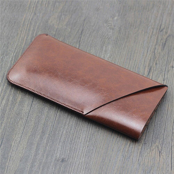 Microfiber Leather Double Liner Protective Pouch Business Bag Case for Samsung Galaxy Fold