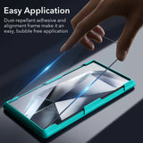 2 Pack 3D Curved HD Clear Tempered Film with Auto Alignment Kit for Samsung Galaxy S24 Ultra