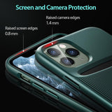 Brand Green Business TPU PC Card Holder Protective Cover Case for iPhone 11 Pro Max