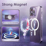 Electroplating Frame Dragon Phoenix Magsafe Wireless Charger Case For iPhone 14 series