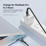100W 60W Fast Charging USB-C Type C Cable For iPhone 15 Xiaomi Samsung Huawei Phones