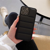 Fashion Down Jacket Case for iPhone 14 13 12 series