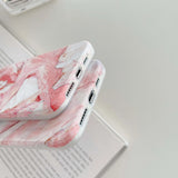 Fashion Marble Pattern Anti-Knock Soft Case for iPhone 15 14 13 12 series