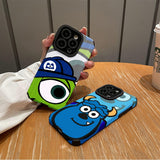 Cool Cartoon Monster Soft TPU Cases For iPhone 14 13 12 series