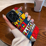 Back To Basics Color Block Case For iPhone 14 13 12 series