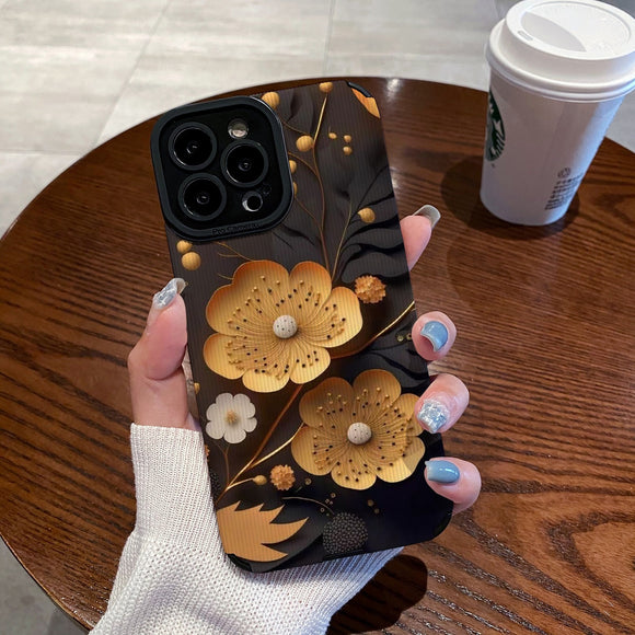 3D Flower Soft TPU Case For iPhone 14 13 12 series