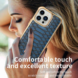 Luxury Leather Pattern Case for iPhone 14 13 12 Series