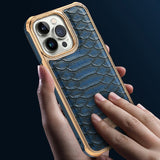 Luxury Leather Pattern Case for iPhone 14 13 12 Series