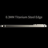Raw Titanium Magnetic MagSafe Wireless Charge Metal Case For iPhone 15 Series