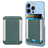 Magsafe Magnetic Elastic Leather Slot Card Holder Wallet Case For iPhone 14 13 series Samsung Galaxy S23 S22 Ultra Plus