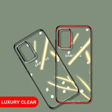 Luxury Laser Plating Soft Clear Shockproof Case For Samsung Galaxy S20 Series