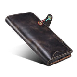 Vintage Premium Leather Wallet Case for Samsung Galaxy S23 S22 S21 Ultra Plus