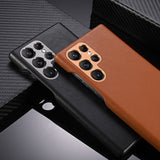Luxury Business PU Leather Case For Galaxy S23 Ultra Plus