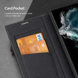 Magnetic Folio Leather Flip Wallet Card Slot Case For S23 Ultra Plus