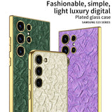 Luxury Fabric Electroplated TPU Soft Silicone Case For Samsung Galaxy S23 Ultra Plus