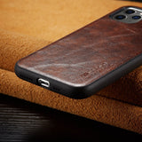 Luxury Slim Leather Back Case for iPhone 11 Pro MAX XS XR X 6 6s 7 8 Plus