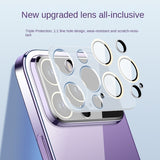 Luxury Transparent Slim Magsafe Magnetic Hard PC Case With Lens Protection For iPhone 14 13 12 Series