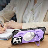 Armor Shockproof Magsafe Magnetic Invisible Stand Holder Cases For iPhone 14 13 12 series