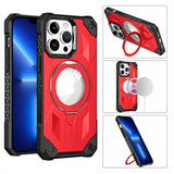 Armor Shockproof Magsafe Magnetic Invisible Stand Holder Cases For iPhone 14 13 12 series