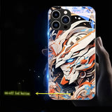 Glass Shockproof LED Colorful Flash Case For iPhone 15 14 13 series