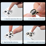 Diamond Camera Protector Metal Ring Lens Glass Back Lens Cap for iPhone 15 series