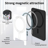 Magnetic Magsafe Cards Bag Flower Card Slots Wallet With Ring Holder For iPhone 15 series