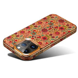 Vintage Electroplated European Style Flower Full Cover Silicone Case For iphone 14 13 12 series