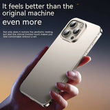 Titanium Magnetic MagSafe Wireless Charging Frosting Case For iPhone 15 series
