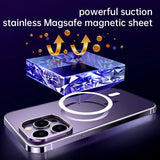 Titanium Magnetic MagSafe Wireless Charging Frosting Case For iPhone 15 series