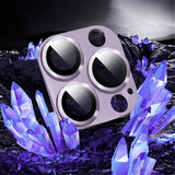 Metal Camera Lens Tempered Glass Protector For iPhone 14 13 12 series