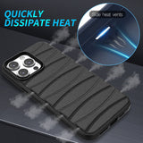 Heat Dissipation Air Vent Shockproof Breathable Matte Soft Silicone Case For iPhone 14 13 series