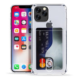 Heavy Protection Case Clear Card Slot Soft Cover For iPhone 11 Pro X XR XS Max Huawei Mate 30 Pro P20 P30 Lite