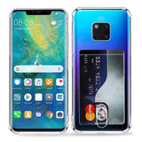 Heavy Protection Case Clear Card Slot Soft Cover For iPhone 11 Pro X XR XS Max Huawei Mate 30 Pro P20 P30 Lite