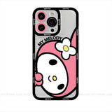 Hello Kitty Sanrio Kuromi Melody Silicone Case For iPhone 14 13 12 series