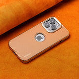 2024 High-End Leather With Metal Camera Protection Case For iPhone 15 14 13 12 Series
