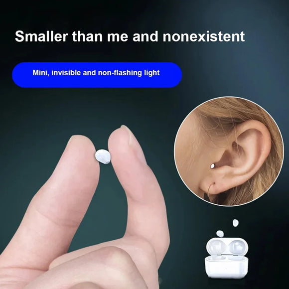 Invisible Mini Bluetooth 5.2 TWS Wireless Touch Earphones For Entertainment Sport Games