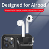 2 in 1 Hybrid Matte Anti-Fingerprint Shockproof Case With 300Mah Charger Box For Apple AirPods iPhone 11 Pro Max