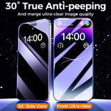 Private Anti Spy Tempered Glass Screen Protector For iPhone 14 13 12 series