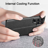 Leather Texture Silicone Shockproof Case for Samsung S23 S22 S21 Ultra Plus