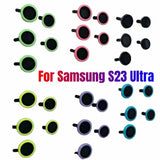 Glossy Luminous Ceramic Lens Rings Tempered Glass Film Cap Sticker For Samsung Galaxy S23 series