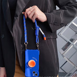 Sun Rise on The Blue Case With Hand Strap For iPhone 14 13 12 series