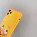 Cute Cartoon Funny Expression Soft TPU Silicone Case For iPhone 11 Series