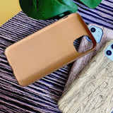 Wood Grain PU leather Waterproof Half-wrapped Case For iphone 11 Series