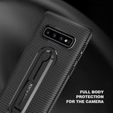 Soft TPU Armor Shockproof Case Carbon Fiber Silicone Cover for Samsung S10 Plus S10e