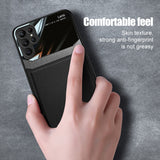 Leather Glossy Shockproof Case For Samsung Galaxy S23 series