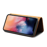 Wallet Finger Strap Leather Case iPhone 14 13 12 series