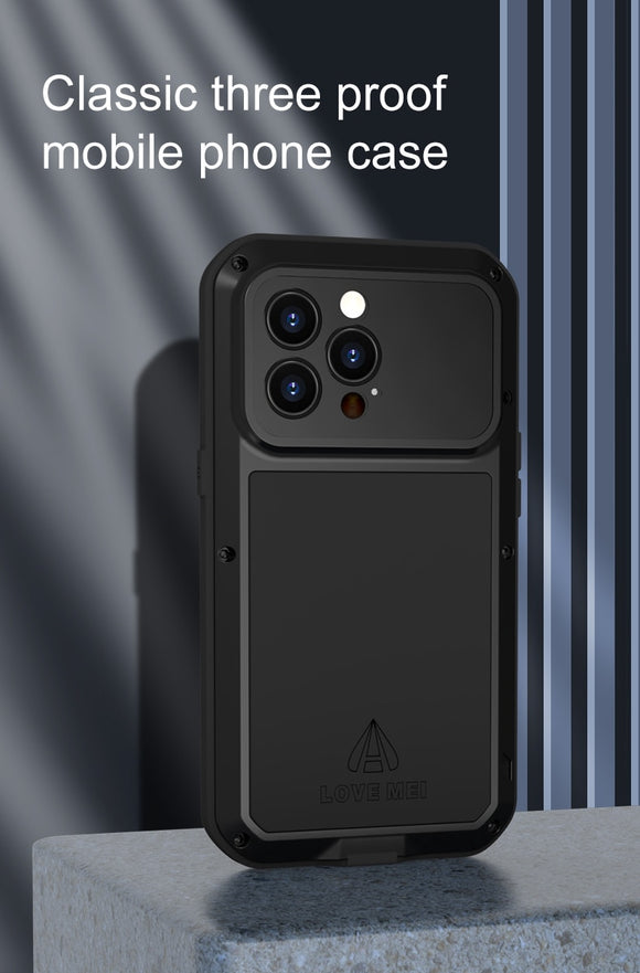 Waterproof Aluminum Gorilla Metal Armor Case For iPhone 14 13 12 series