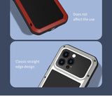 Waterproof Aluminum Gorilla Metal Armor Case For iPhone 14 13 12 series