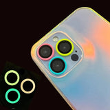 Luminous Lens Protector Ceramic Ring Tempered Glass Camera Case for Samsung Galaxy S23 series