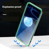 Luminous Anti Glare Anti Peep Tempered Glass Screen Protector for iPhone 14 13 12 11 series